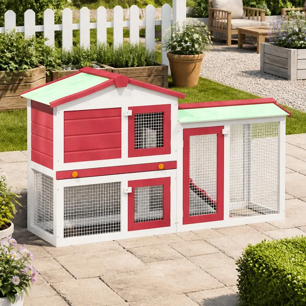 Outdoor Rabbit Hutch