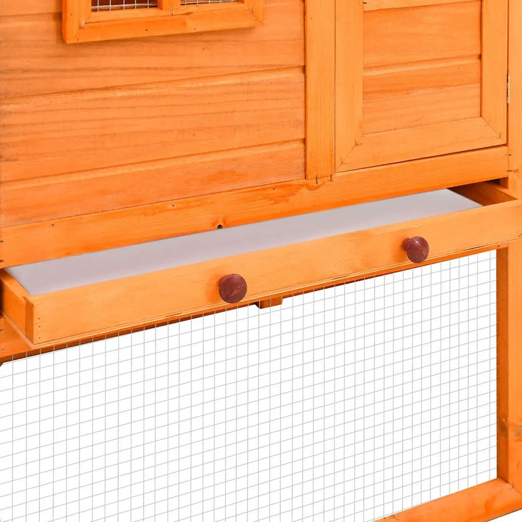 Chicken Coop Nest Box Large Run Galvanised Steel Wire Mesh Brown