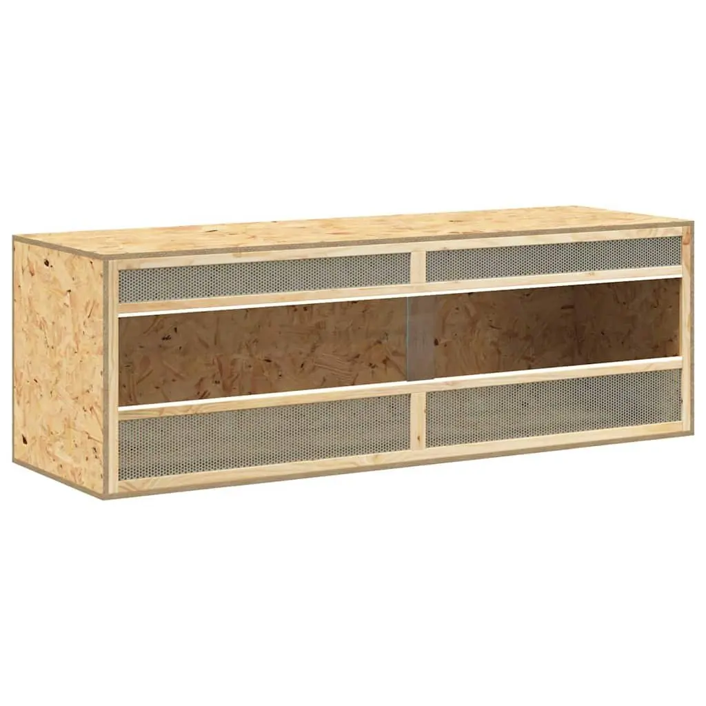 Small Animal Terrarium Reptile Habitat Enclosure 144 x 46 x 48 cm Multicolour