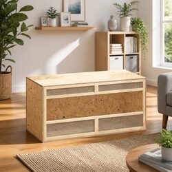 Reliable Small Animal Terrarium with Smooth Interior 100x47x47cm