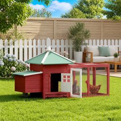 Reliable and Comfortable Wooden Chicken Coop