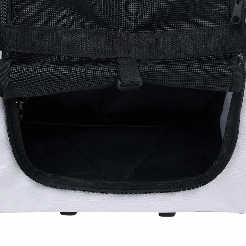 Foldable Pet Trolley Multipurpose Carrier Backpack Handbag Small Dogs Cats Grey