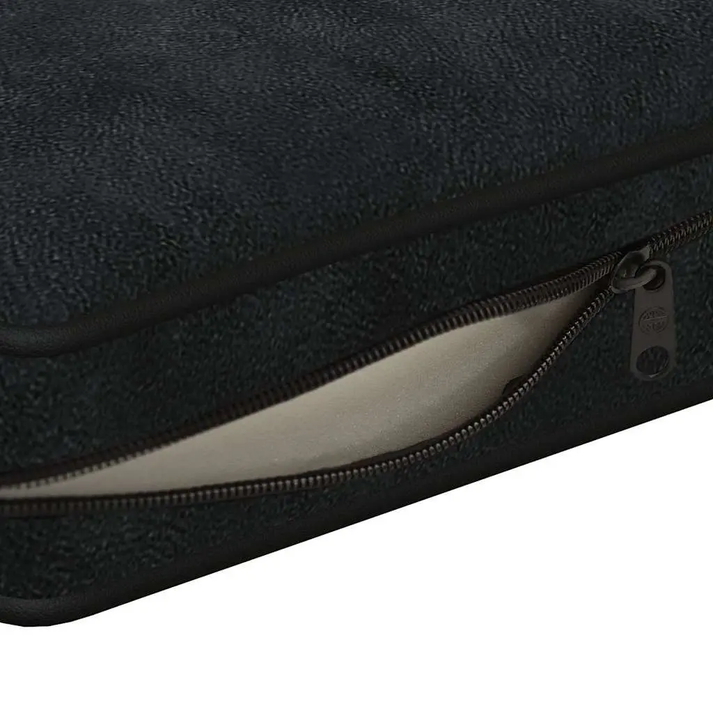 Dog Sofa Bed Plush Cushion Lounger Black Small Animals Cats 72 x 45 x 30 cm