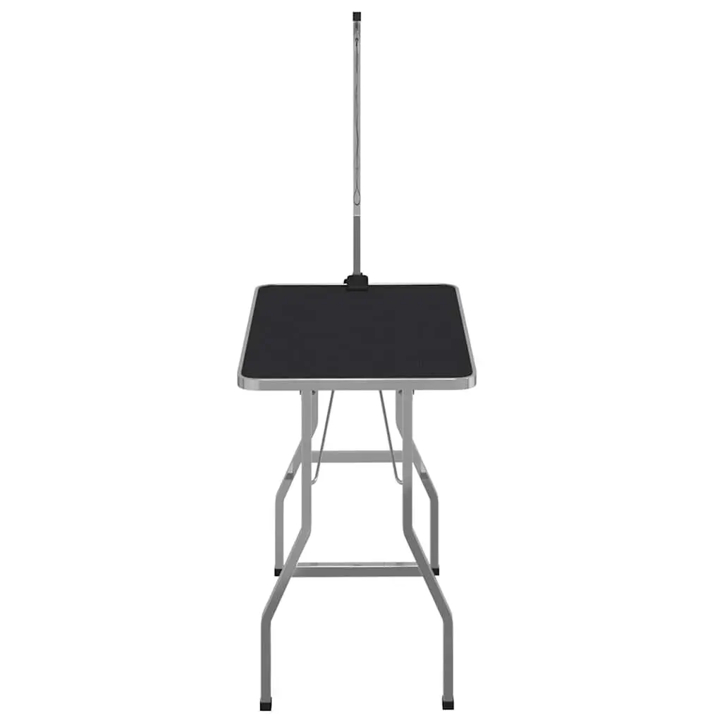 Dog Grooming Table Adjustable Height Foldable Brown