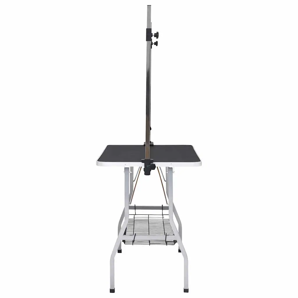 Dog Grooming Table Adjustable Height Foldable Non-Slip Black