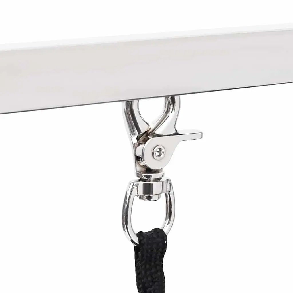 Dog Grooming Table Adjustable Height Foldable Non-Slip Black