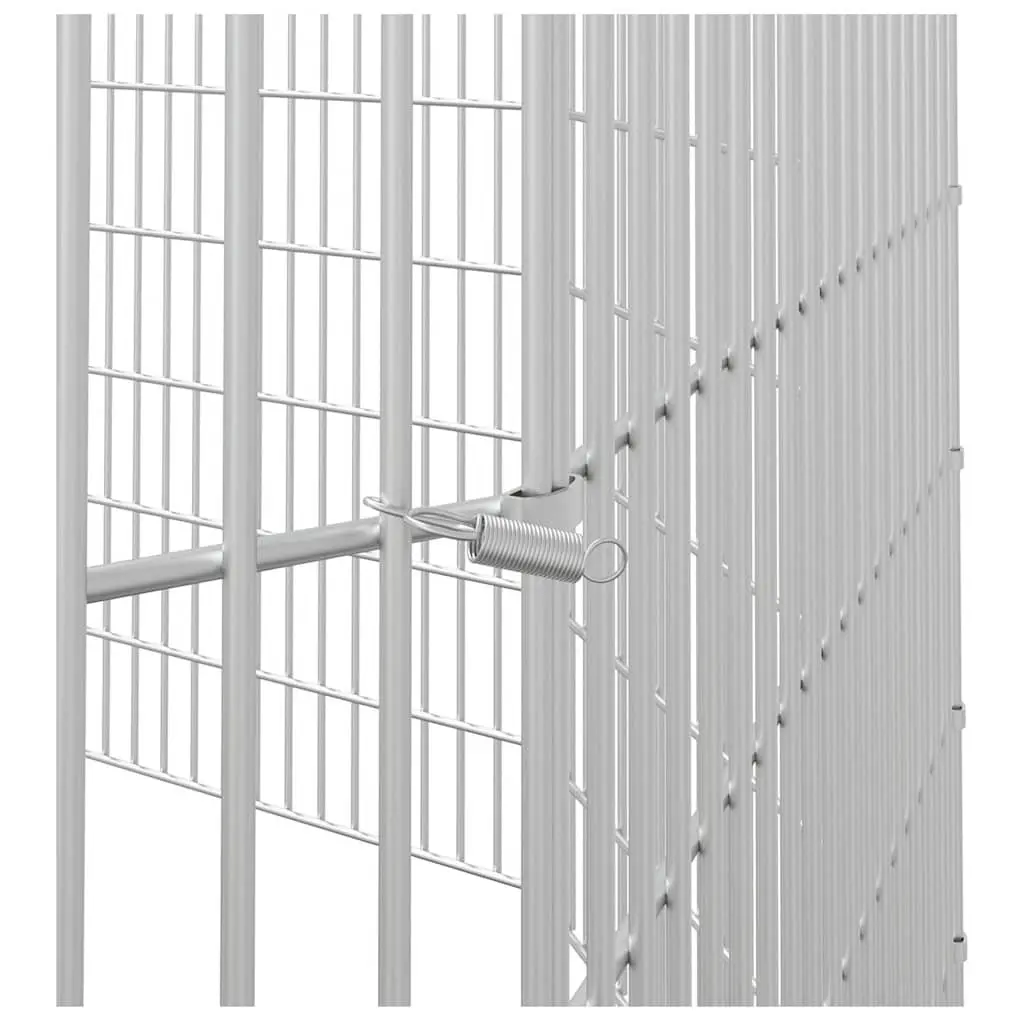 Small Animal Enclosure Exercise Pen 10 Panel Silver