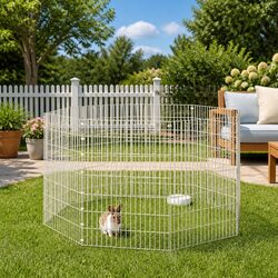 Value-Focused Small Animal Enclosure with 8 Panels