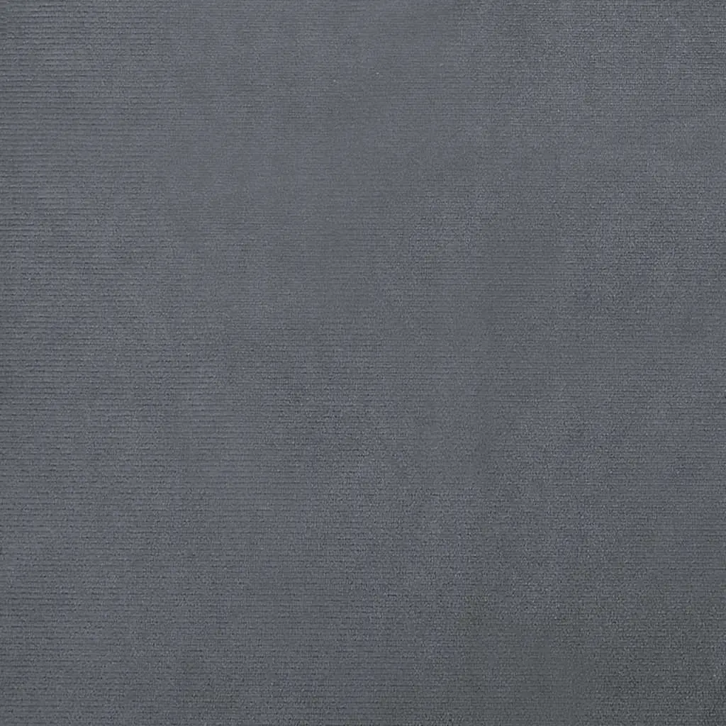 Dog Bed Grey Velvet 80x45x30cm Foam Pet Sofa Couch Cushion Lounge Resting Mat