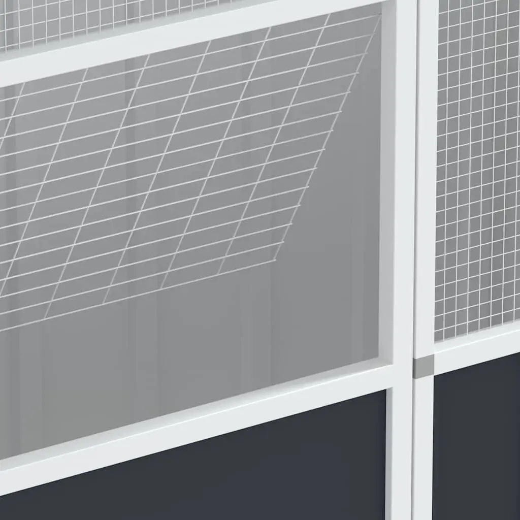 Bird Cage Aviary Anthracite Galvanised Steel Large Outdoor Indoor Enclosure