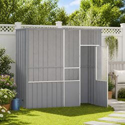 Warm Grey Bird Cage Aviary for Safety and Comfort