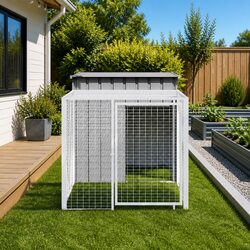 Comforting Chicken Cage with Run for Your Peace of Mind