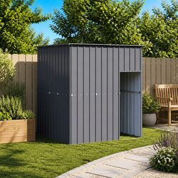 Quality Anthracite Dog House with Roof - Built to Last