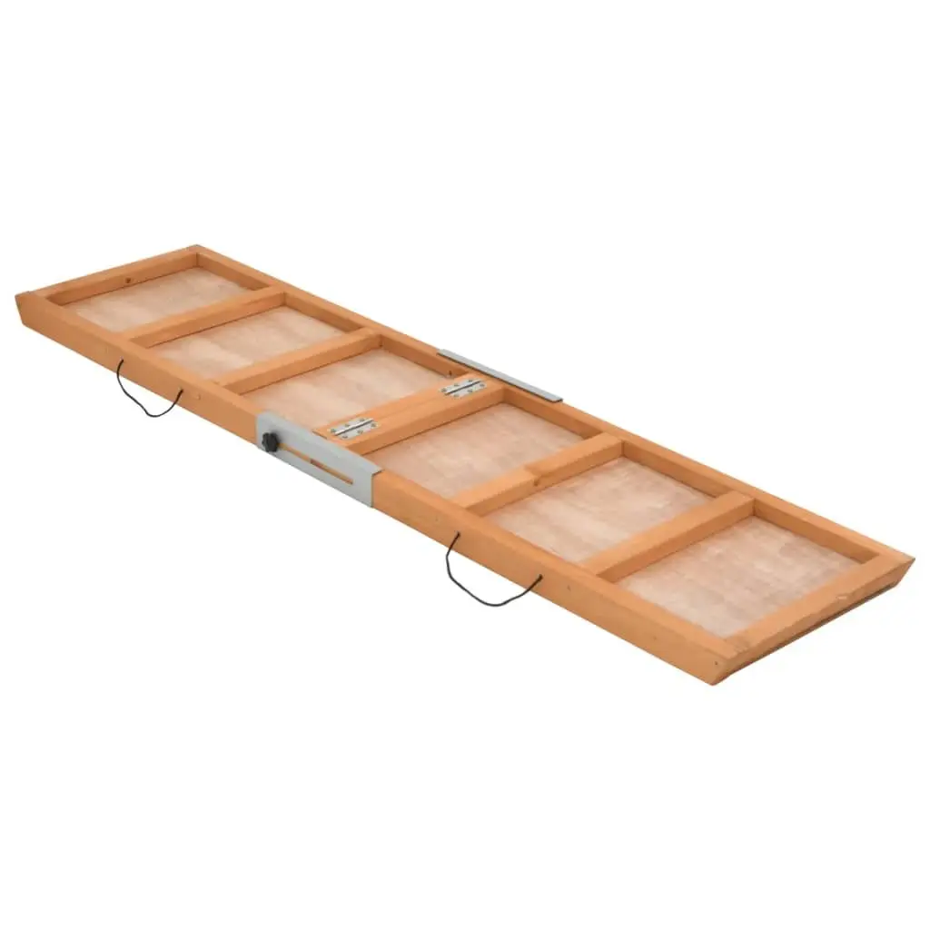 Dog Ramp Portable Access 120cm Grey Wood
