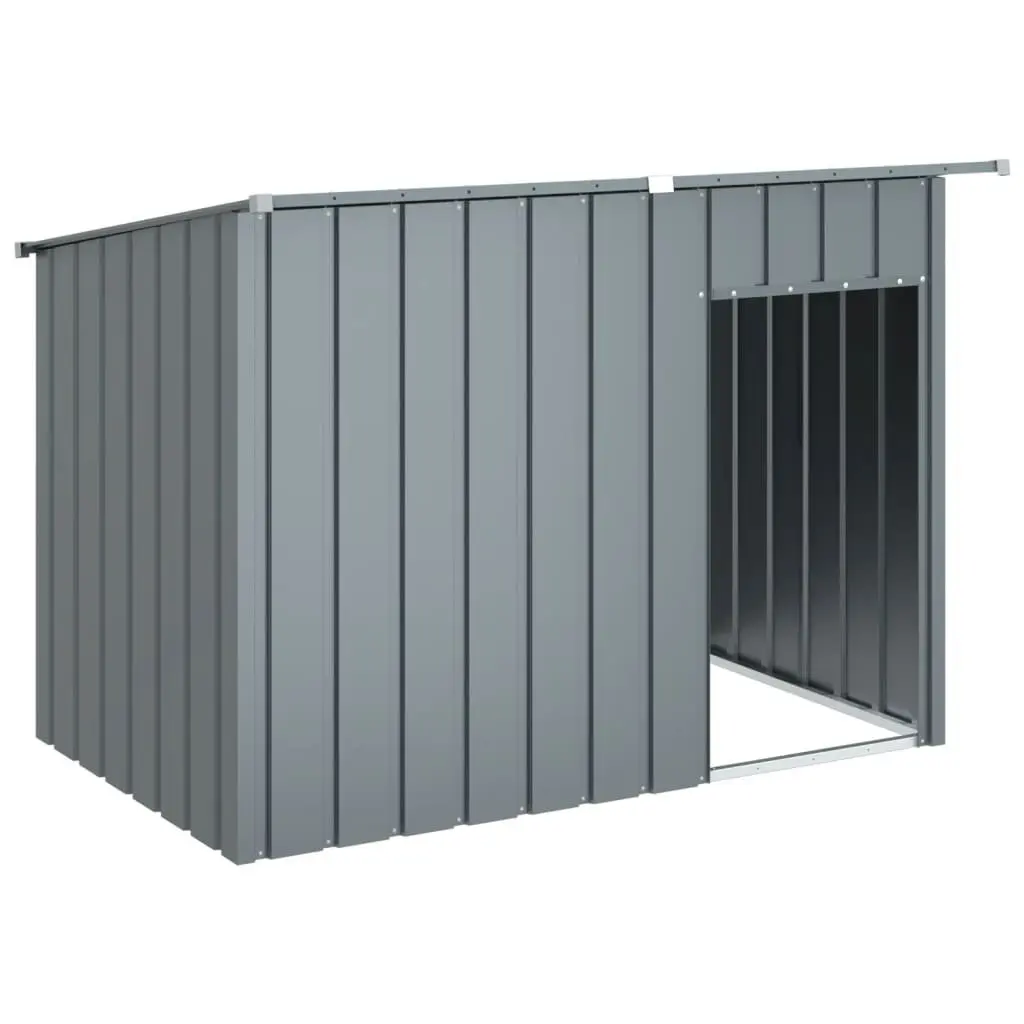 Dog House with Roof Outdoor Pet Shelter 153 x 91 x 110 cm Anthracite