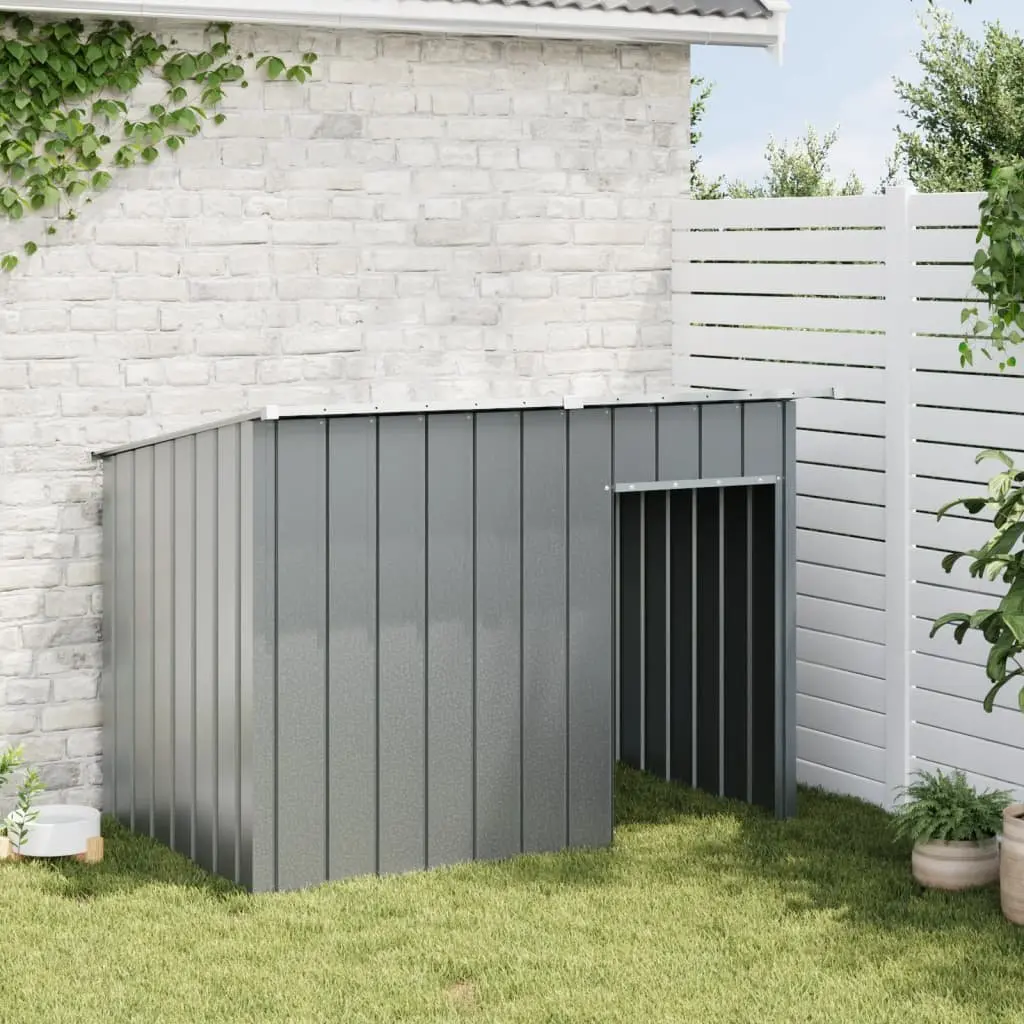 Dog House with Roof Outdoor Pet Shelter 153 x 91 x 110 cm Anthracite