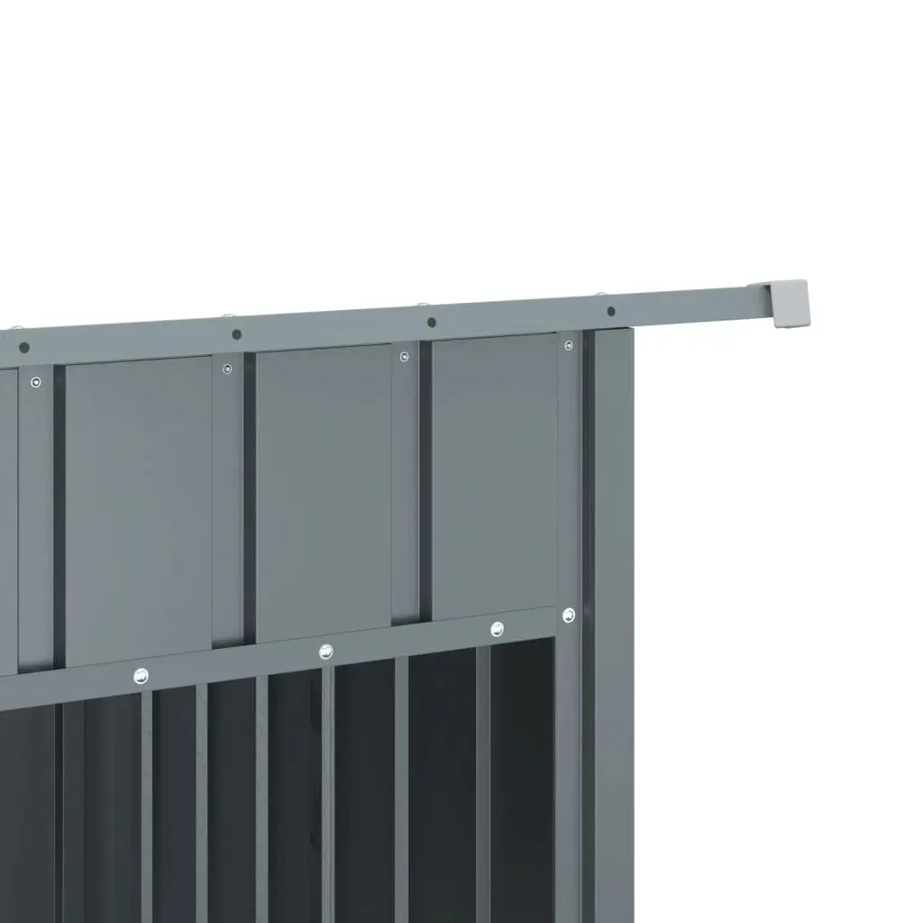 Dog House with Roof Outdoor Pet Shelter 153 x 91 x 110 cm Anthracite