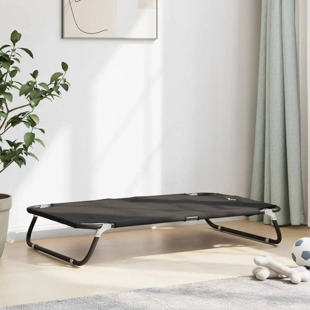 Dog Bed Elevated Foldable Indoor Outdoor Anthracite