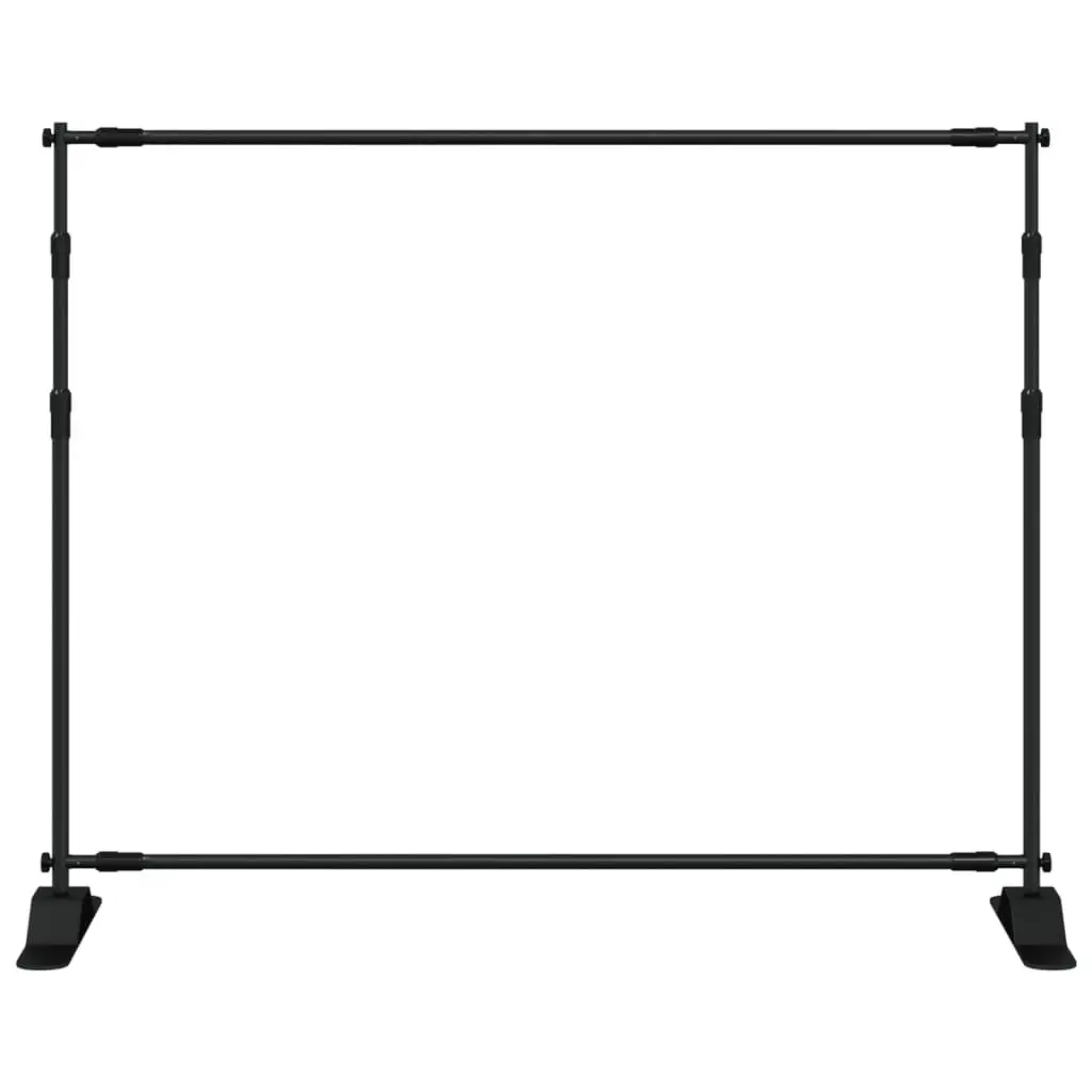 Backdrop Stand Black 254x243cm Adjustable Photography Studio Display Banner