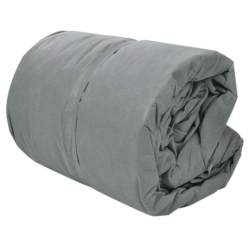 Caravan Cover Grey S Storage Protection Water Repellent Breathable UV Resistant