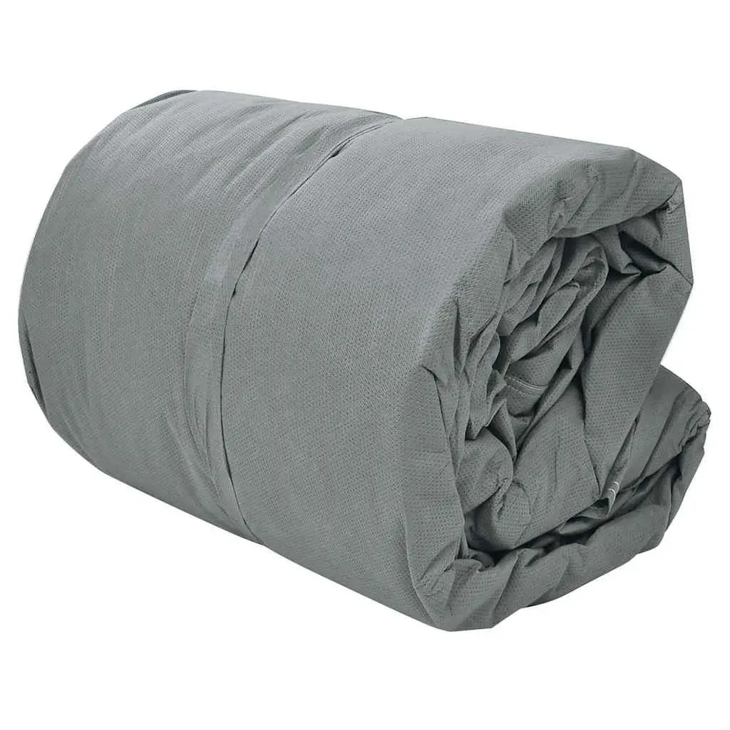 Caravan Cover M Grey Waterproof Breathable UV Resistant Storage Protection