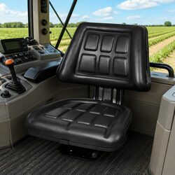 Comfortable and Durable Tractor Seat with Backrest