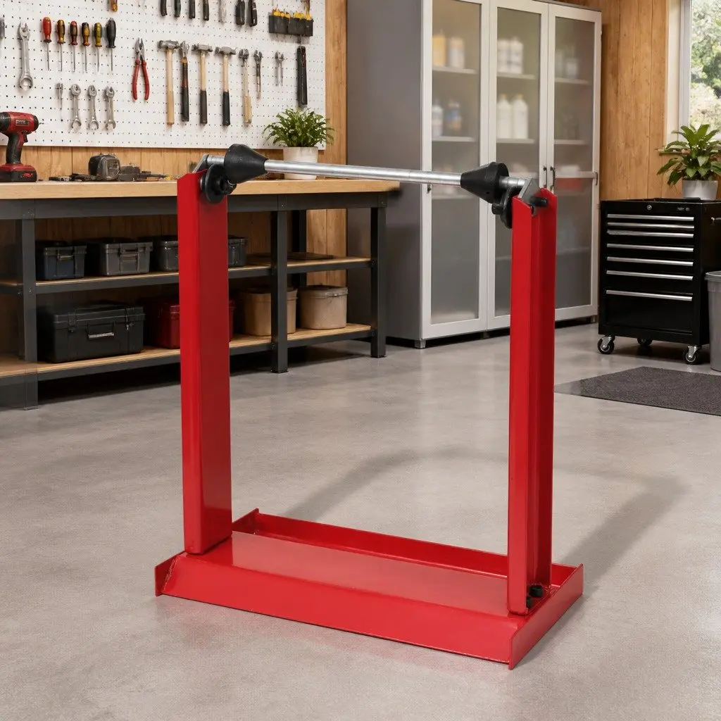 Motorcycle Wheel Balancer Stand Gravity Tire Balancing Tool Red