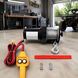 Dependable 12V Electric Winch for Reliable Recovery Tasks