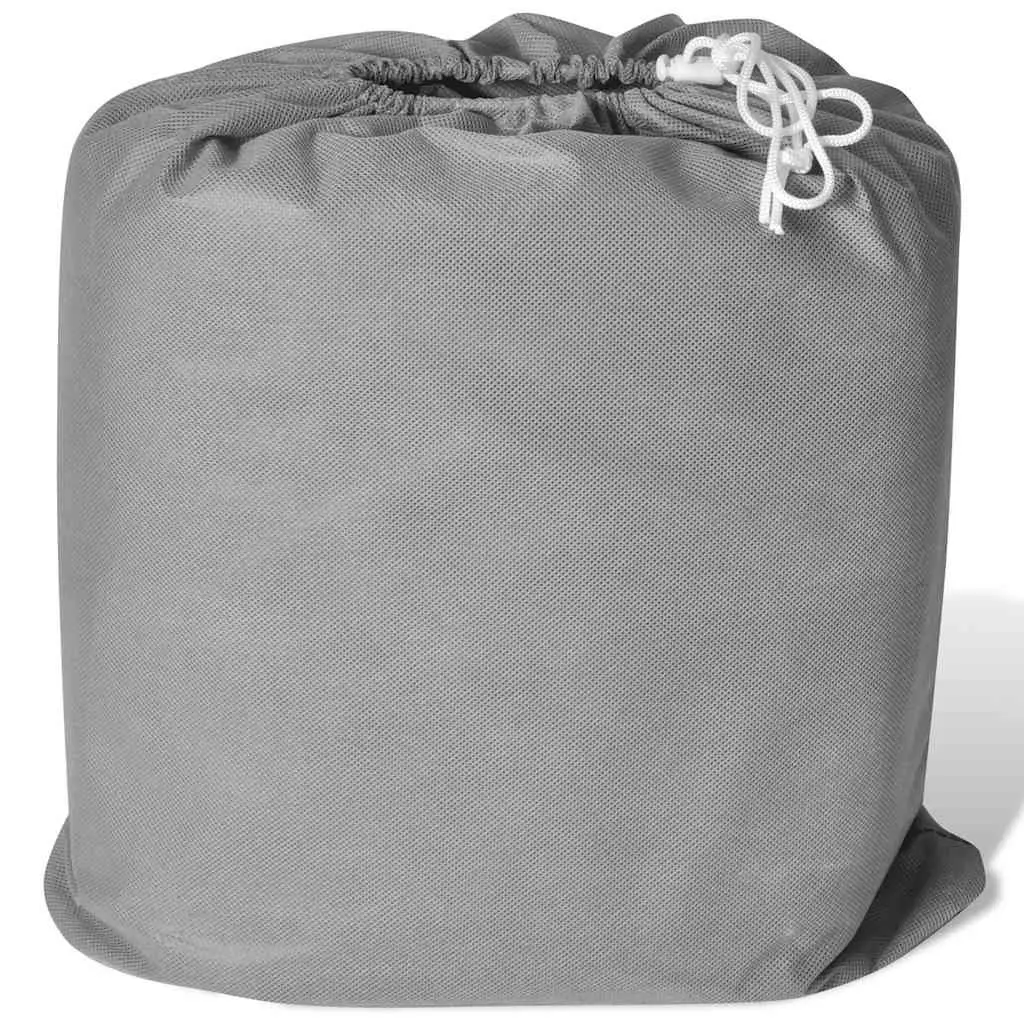 Car Cover M Size Grey Nonwoven Fabric Automotive Storage Protection Sedan