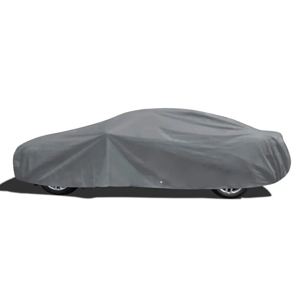 Car Cover M Size Grey Nonwoven Fabric Automotive Storage Protection Sedan