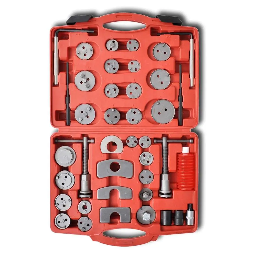 Brake Caliper Piston Wind Back Tool Kit 40 Piece Set Carbon Steel