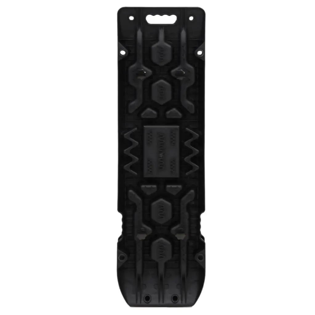 Traction Boards Recovery Tracks 2 Piece Black Off-Road Vehicle Wheel Grip Mat