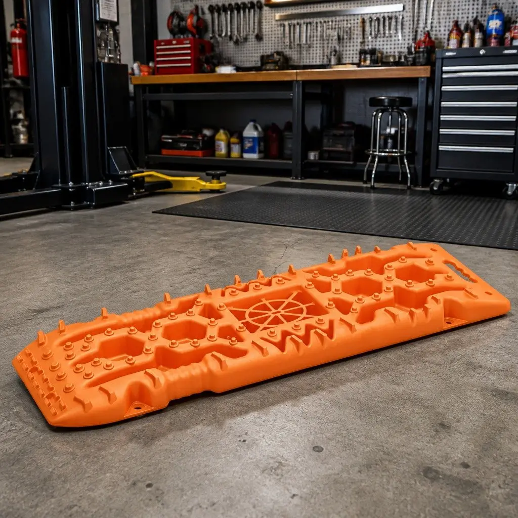 Traction Boards 2 Piece Orange Recovery Track Off-Road Vehicle Assistance Mats