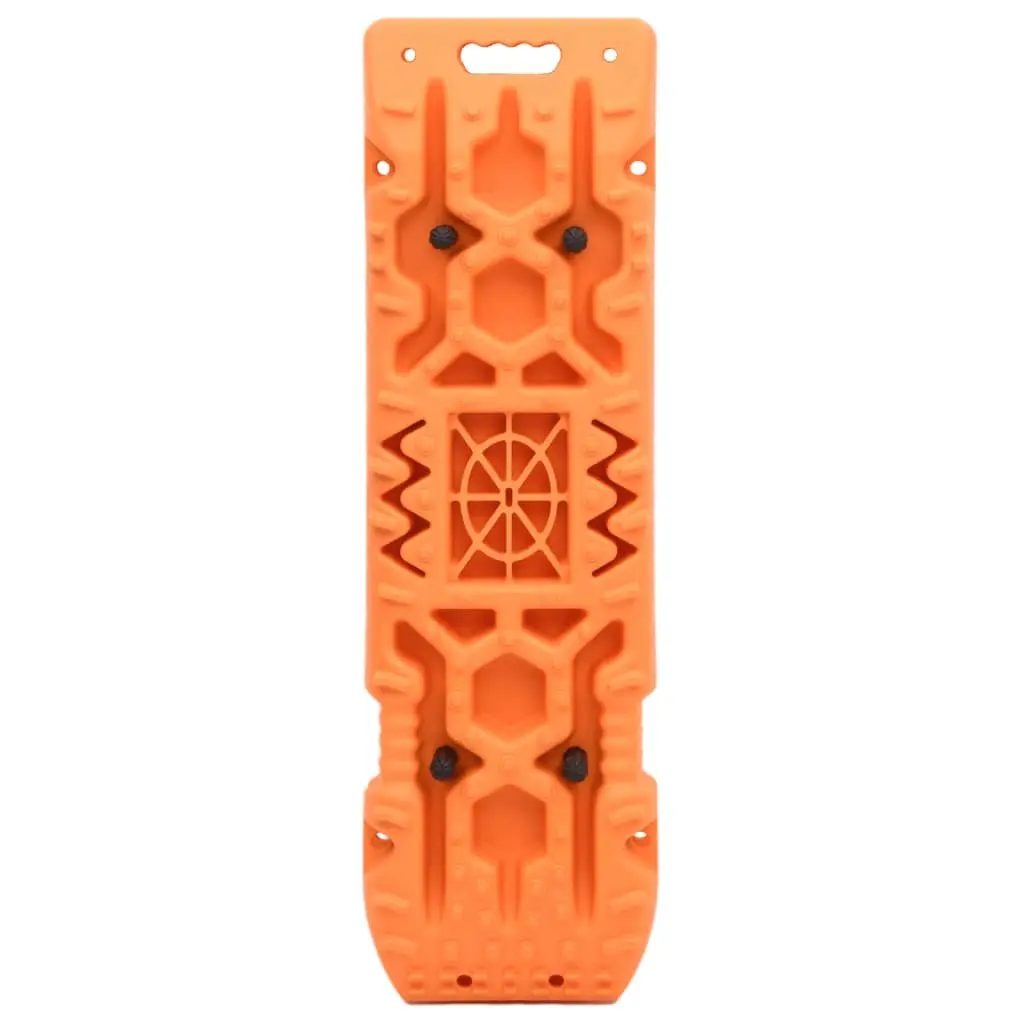 Traction Boards 2 Piece Orange Recovery Track Off-Road Vehicle Assistance Mats