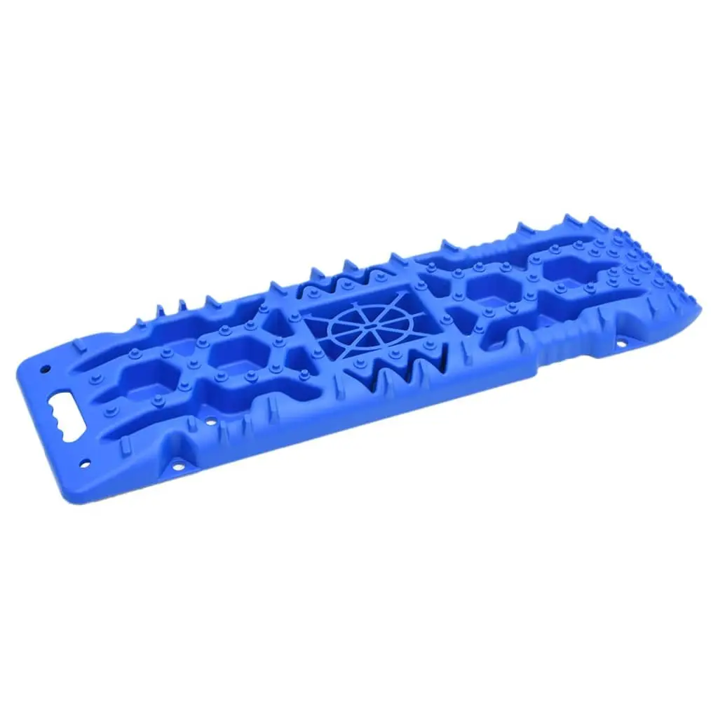 Traction Boards 2 Piece Recovery Tracks Off-Road Vehicle Grip Blue 107 x 31 x 7 cm