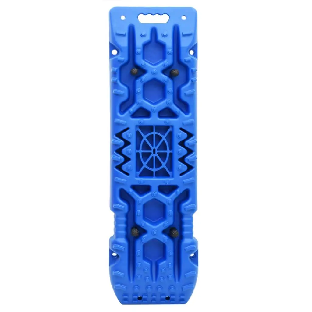 Traction Boards 2 Piece Recovery Tracks Off-Road Vehicle Grip Blue 107 x 31 x 7 cm