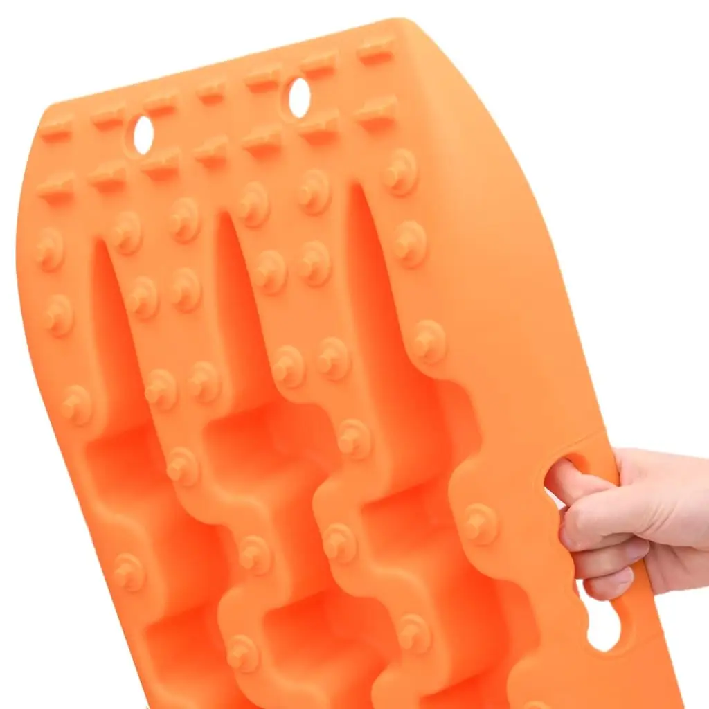 Traction Boards Recovery 106 x 30.5 cm Orange 2 Pieces Nylon Off-Road Emergency Vehicle Track