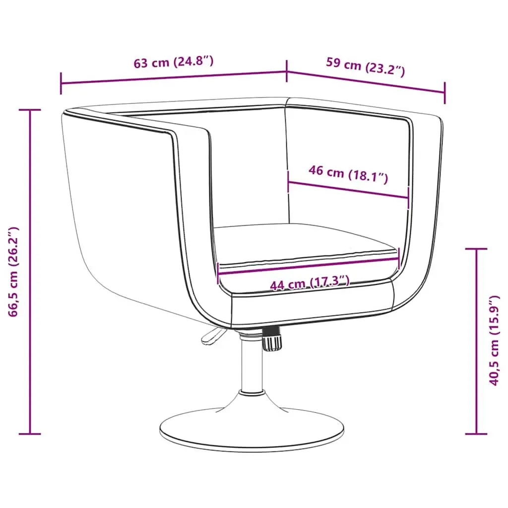 Swivel Bar Stool with Padded Seat White Adjustable Height Armchair