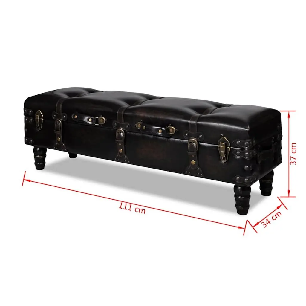 Long Storage Bench with Lockable Feature