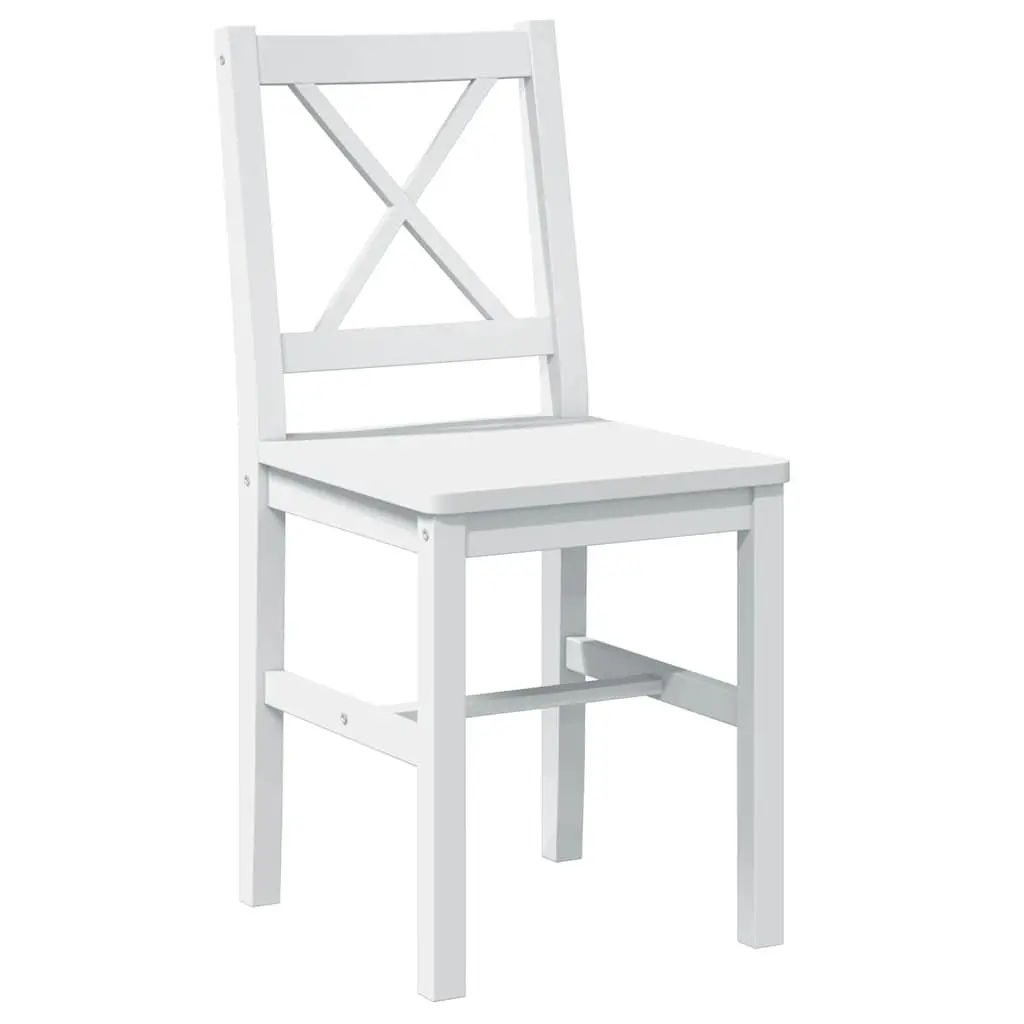 White 5-Piece Dining Set with Chairs