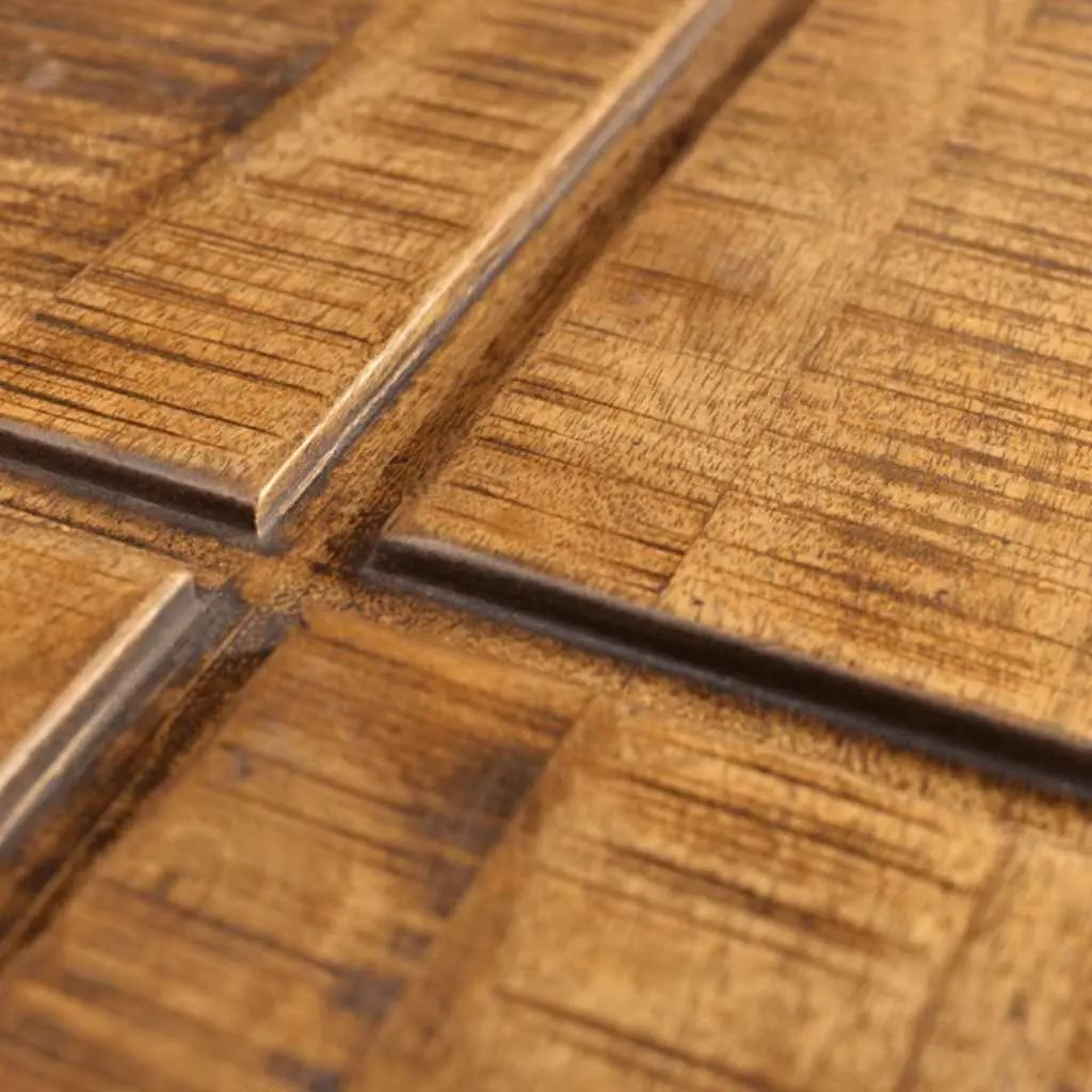 Coffee Table Antique Style Square Brown Solid Mango Wood