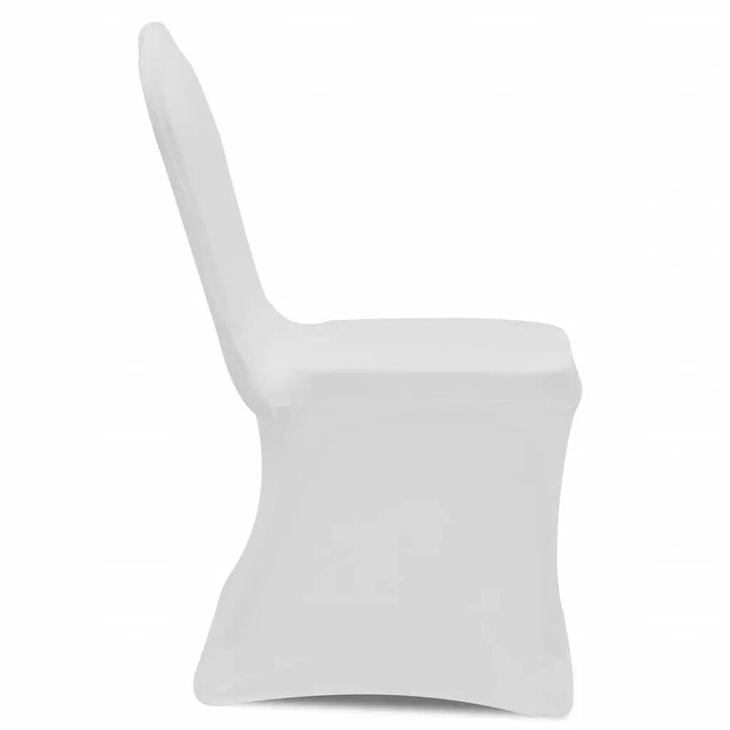 Chair Cover Stretch White 50 Pieces Event Wedding Banquet Spandex Slipcover