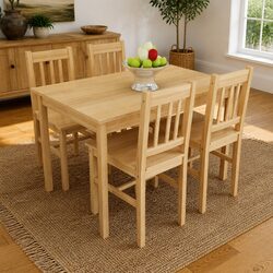 Reliable Wooden Dining Set: Quality Furniture for Your Home