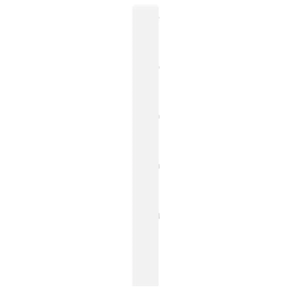 Wooden Shoe Cabinet Storage Organiser 5 Compartments White
