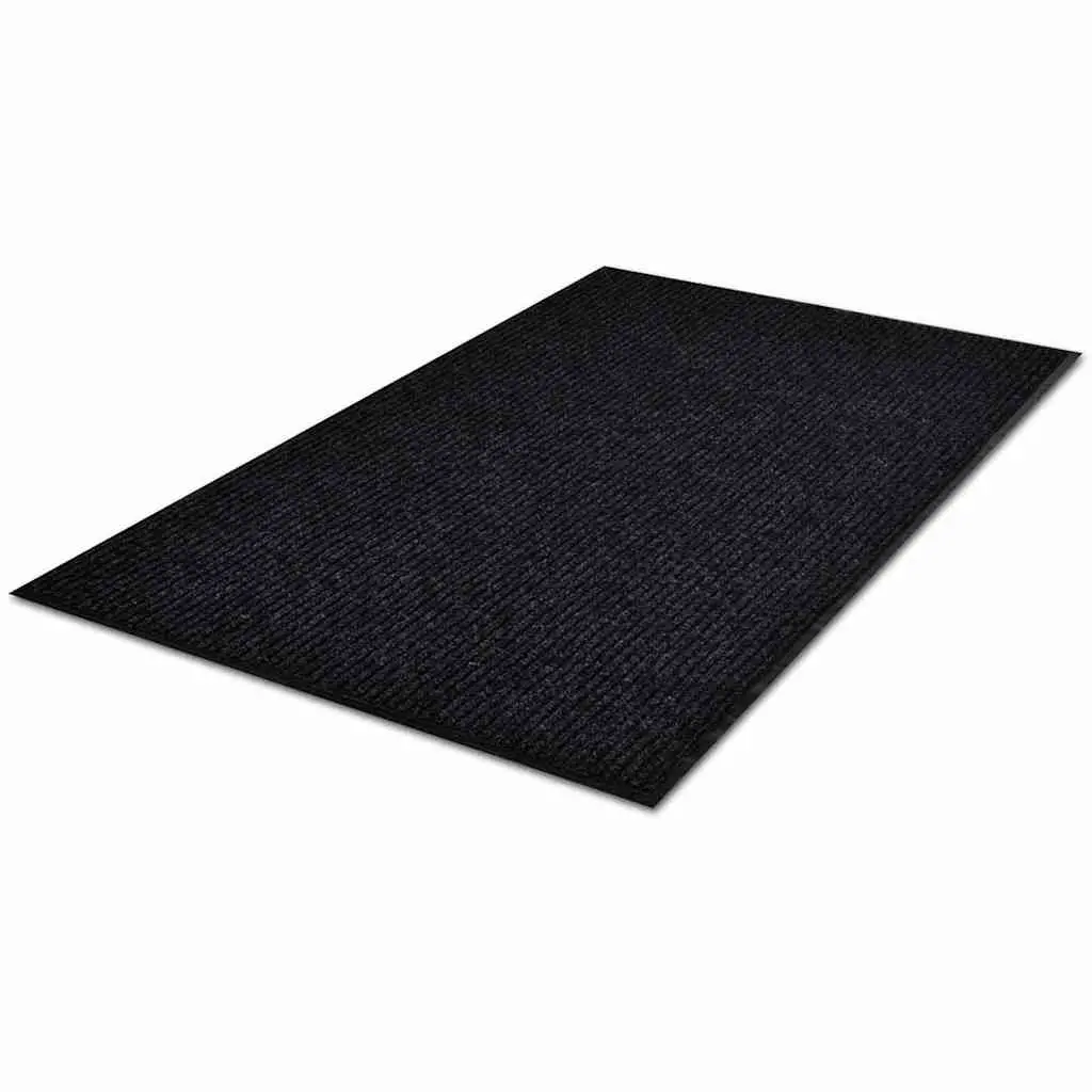 Black Door Mat 90 x 120 cm for Home & Office Use