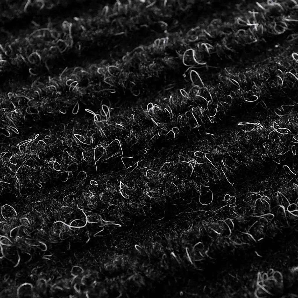 Door Mat Non-Slip 120 x 180 cm Black Indoor Outdoor Entry Entrance