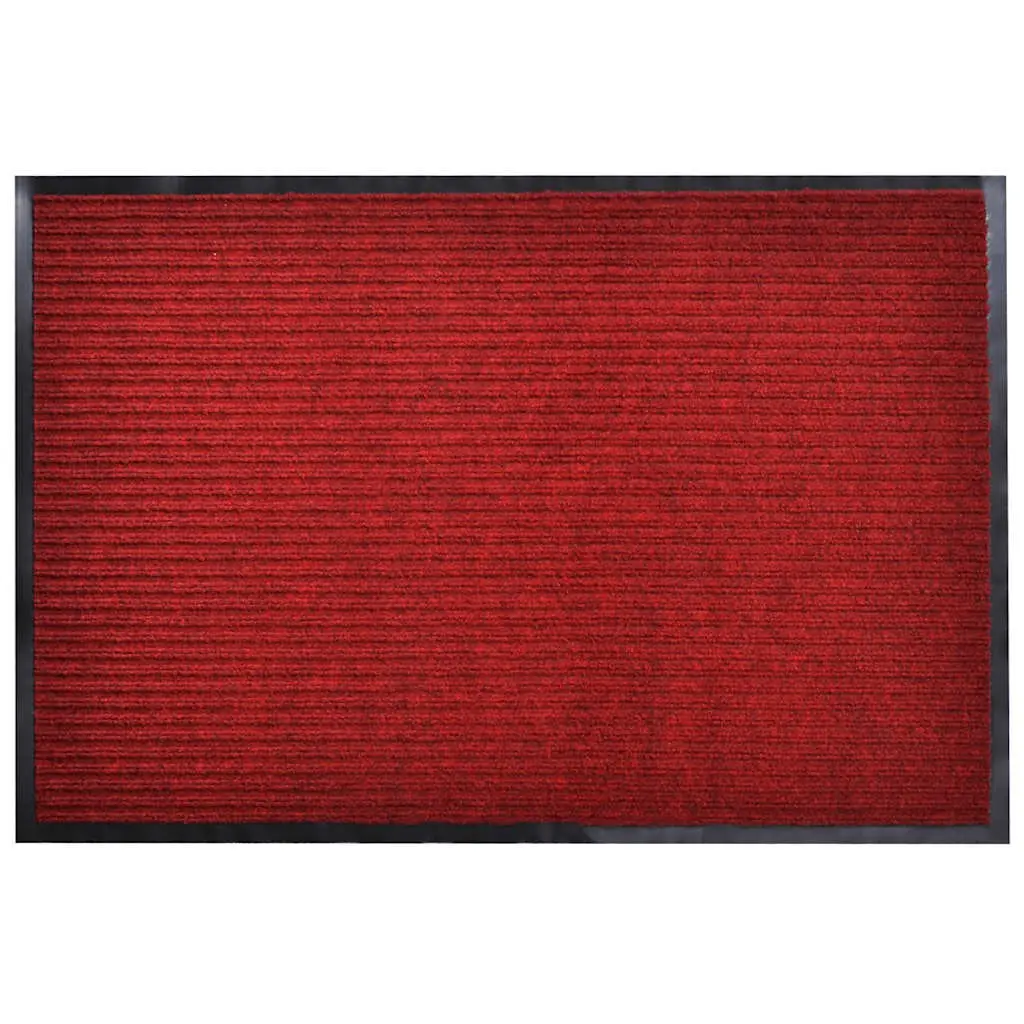 Red Door Mat 90 x 150 cm with PVC Backing