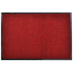 Reliable Red Door Mat 90 x 150 cm with PVC Backing