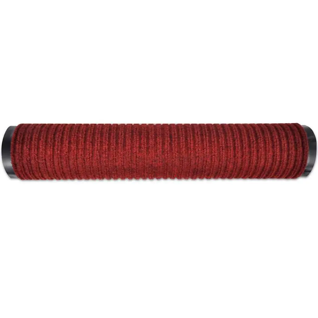 Door Mat Red 90 x 150 cm PVC Non-Slip Backing Indoor Outdoor Entrance Rug