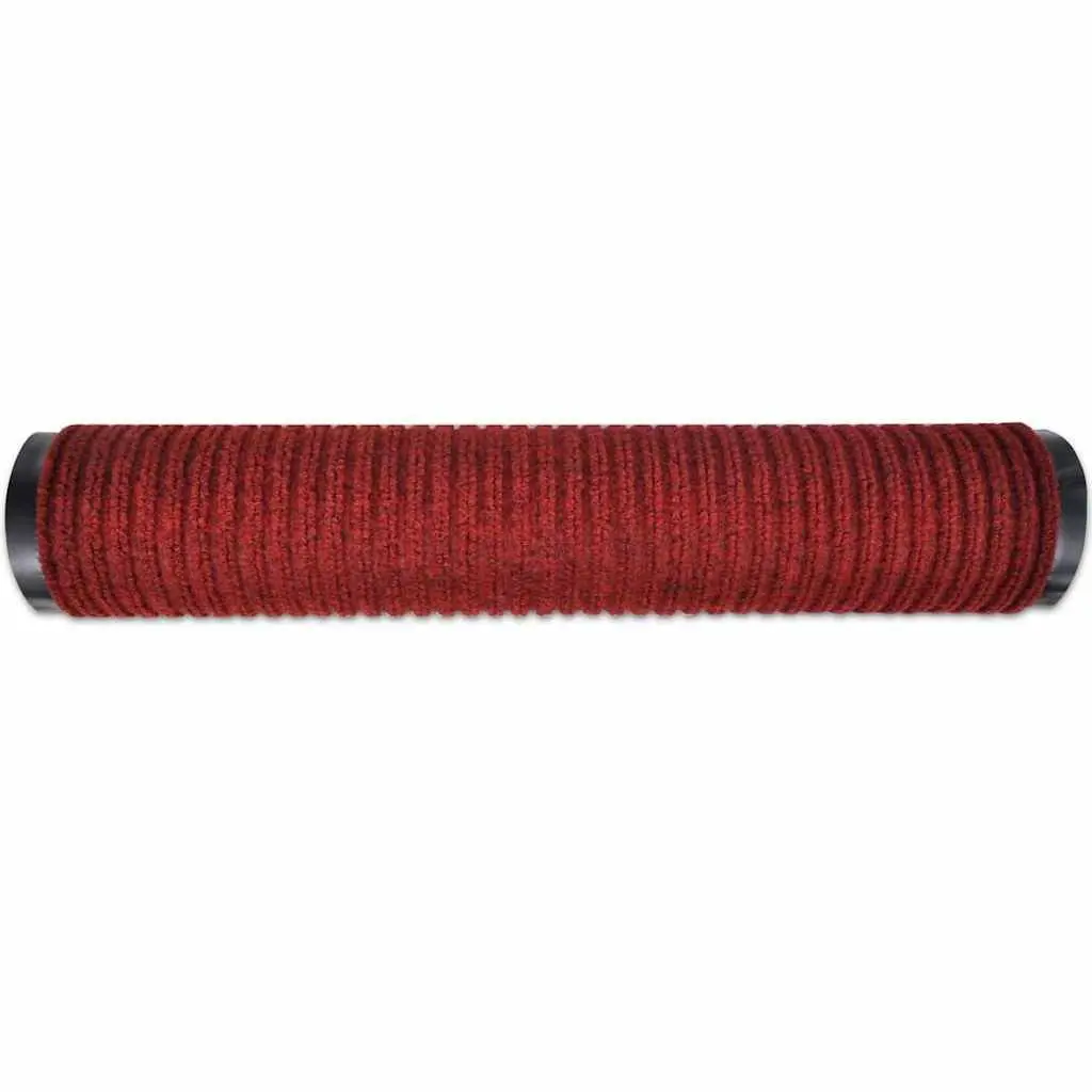 Door Mat Indoor Outdoor 120 x 180 cm Red Non-slip PVC Backing
